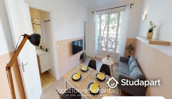Colocation �tudiante Studio &agrave; Paris 16�me arrondissement (75016)