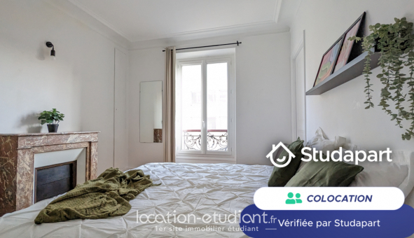 Colocation tudiante Studio à Paris 17me arrondissement (75017)