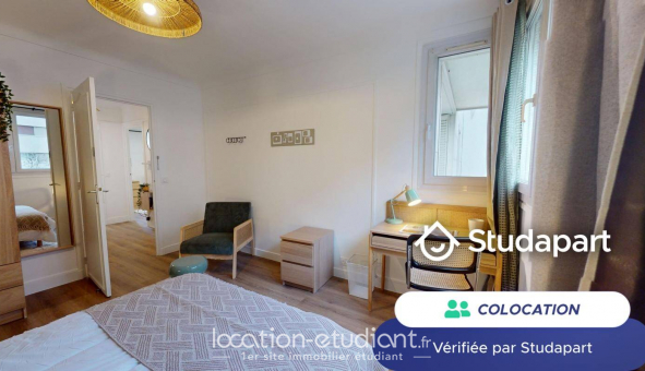 Colocation tudiante Studio à Paris 17me arrondissement (75017)
