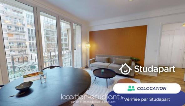Colocation tudiante Studio à Paris 17me arrondissement (75017)