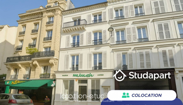 Colocation tudiante Studio à Paris 17me arrondissement (75017)