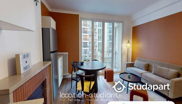 Colocation tudiante Studio à Paris 17me arrondissement (75017)