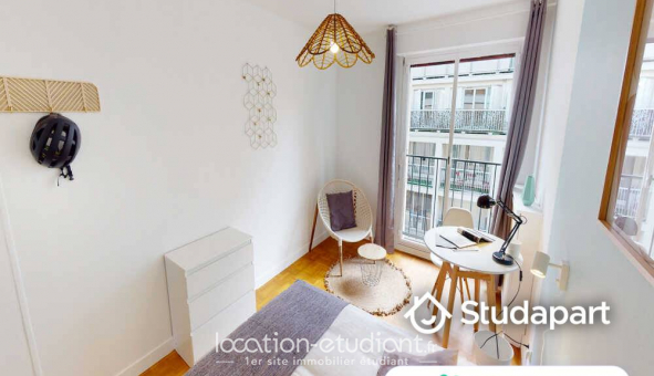 Colocation tudiante Studio à Paris 17me arrondissement (75017)