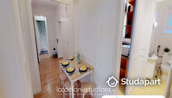 Colocation tudiante Studio à Paris 17me arrondissement (75017)