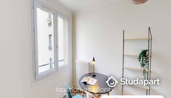 Colocation �tudiante Studio &agrave; Paris 17�me arrondissement (75017)