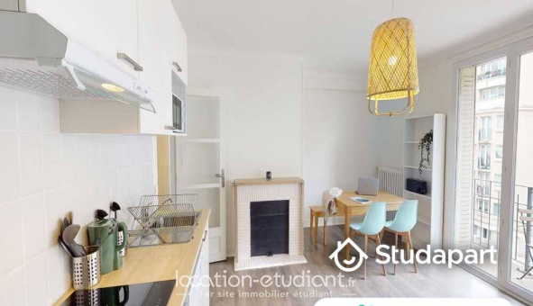 Colocation �tudiante Studio &agrave; Paris 17�me arrondissement (75017)