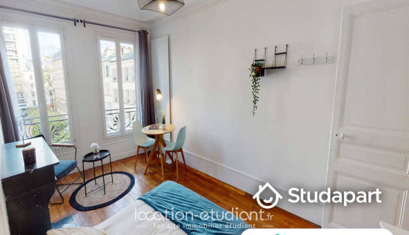 Colocation �tudiante Studio &agrave; Paris 17�me arrondissement (75017)
