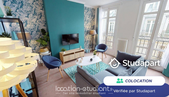 Colocation tudiante Studio à Paris 17me arrondissement (75017)