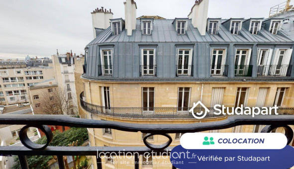 Colocation tudiante Studio à Paris 17me arrondissement (75017)