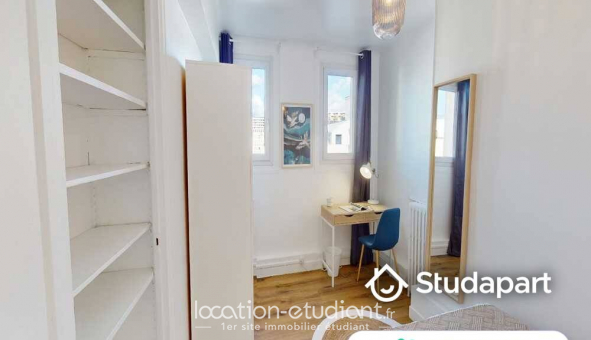 Colocation �tudiante Studio &agrave; Paris 17�me arrondissement (75017)