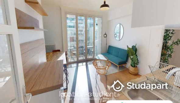 Colocation �tudiante Studio &agrave; Paris 17�me arrondissement (75017)
