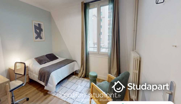 Colocation �tudiante Studio &agrave; Paris 17�me arrondissement (75017)