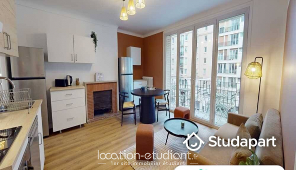 Colocation �tudiante Studio &agrave; Paris 17�me arrondissement (75017)