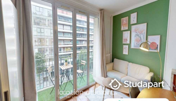 Colocation �tudiante Studio &agrave; Paris 17�me arrondissement (75017)