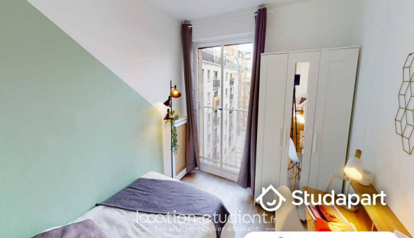 Colocation �tudiante Studio &agrave; Paris 17�me arrondissement (75017)