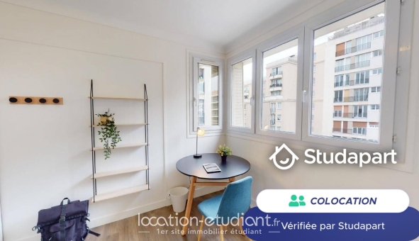 Colocation tudiante Studio à Paris 17me arrondissement (75017)