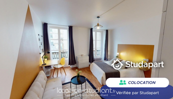 Colocation tudiante Studio à Paris 17me arrondissement (75017)