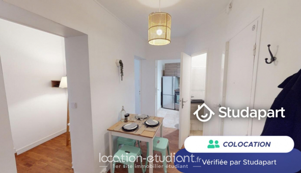 Colocation tudiante Studio à Paris 17me arrondissement (75017)