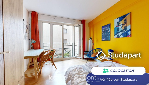 Colocation tudiante Chambre dans une colocation de 11m2