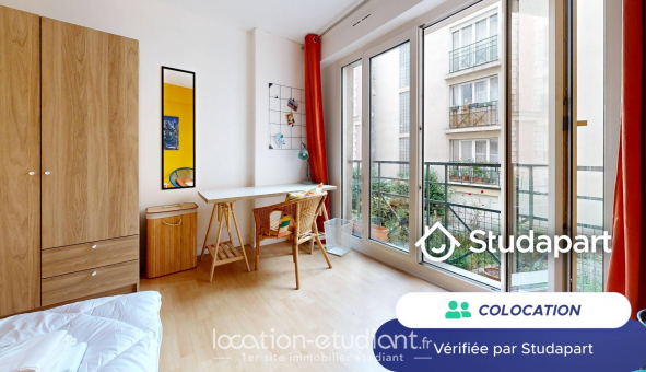 Colocation tudiante Studio à Paris 18me arrondissement (75018)