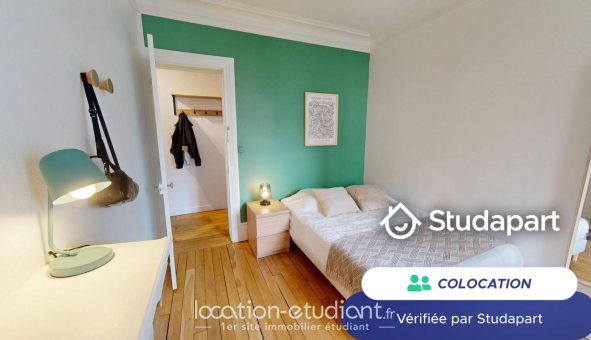 Colocation tudiante Studio à Paris 18me arrondissement (75018)