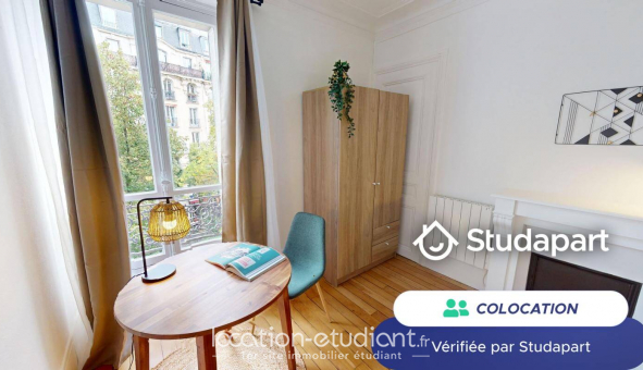 Colocation tudiante Studio à Paris 18me arrondissement (75018)