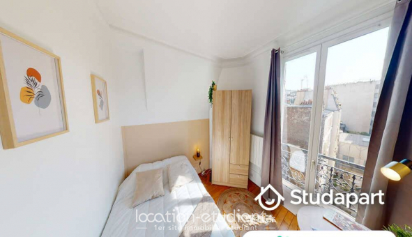 Colocation tudiante Studio à Paris 18me arrondissement (75018)