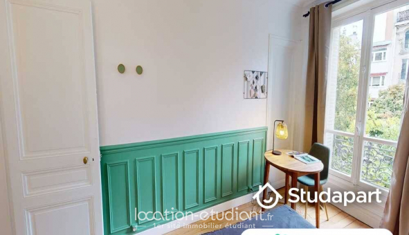 Colocation �tudiante Studio &agrave; Paris 18�me arrondissement (75018)