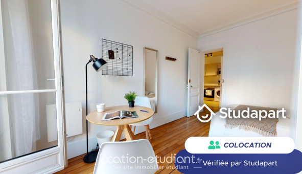 Colocation tudiante Studio à Paris 18me arrondissement (75018)