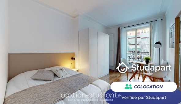 Colocation tudiante Studio à Paris 18me arrondissement (75018)