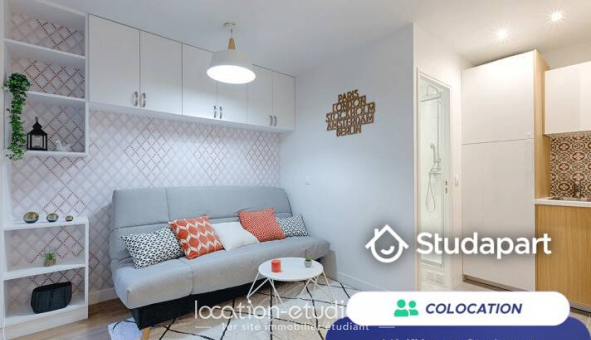Colocation �tudiante Studio &agrave; Paris 18�me arrondissement (75018)