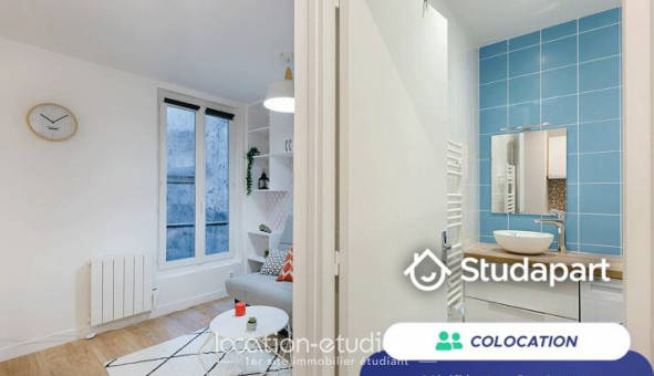 Colocation �tudiante Studio &agrave; Paris 18�me arrondissement (75018)