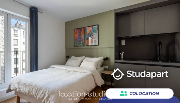 Colocation �tudiante Studio &agrave; Paris 18�me arrondissement (75018)