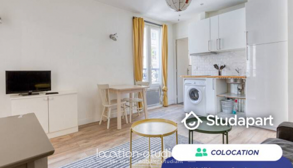 Colocation �tudiante Studio &agrave; Paris 18�me arrondissement (75018)