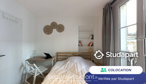 Colocation �tudiante Studio &agrave; Paris 18�me arrondissement (75018)