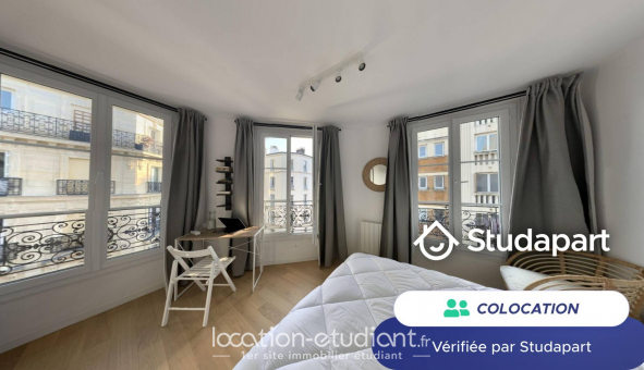 Colocation �tudiante Studio &agrave; Paris 18�me arrondissement (75018)