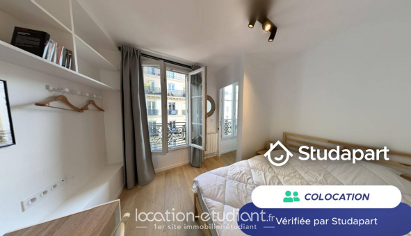 Colocation �tudiante Studio &agrave; Paris 18�me arrondissement (75018)