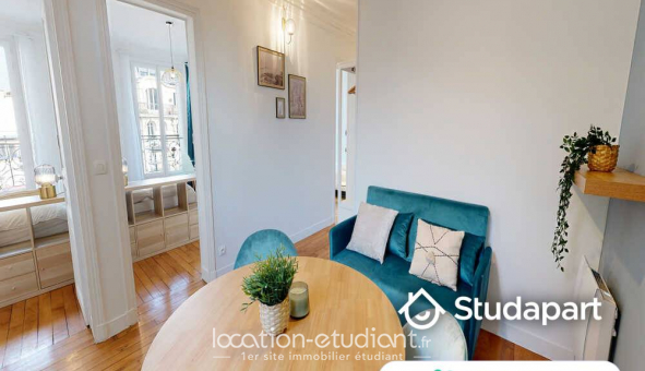Colocation �tudiante Studio &agrave; Paris 18�me arrondissement (75018)