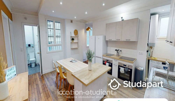 Colocation �tudiante Studio &agrave; Paris 18�me arrondissement (75018)