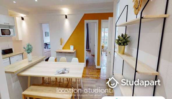 Colocation �tudiante Studio &agrave; Paris 18�me arrondissement (75018)