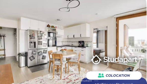 Colocation �tudiante Studio &agrave; Paris 18�me arrondissement (75018)