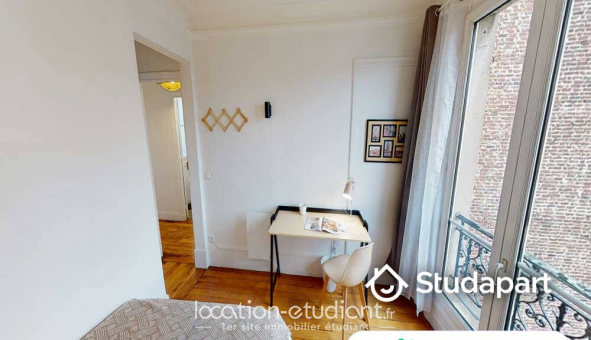 Colocation �tudiante Studio &agrave; Paris 18�me arrondissement (75018)