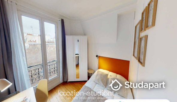Colocation �tudiante Studio &agrave; Paris 18�me arrondissement (75018)