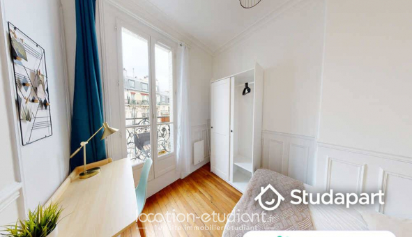 Colocation �tudiante Studio &agrave; Paris 18�me arrondissement (75018)