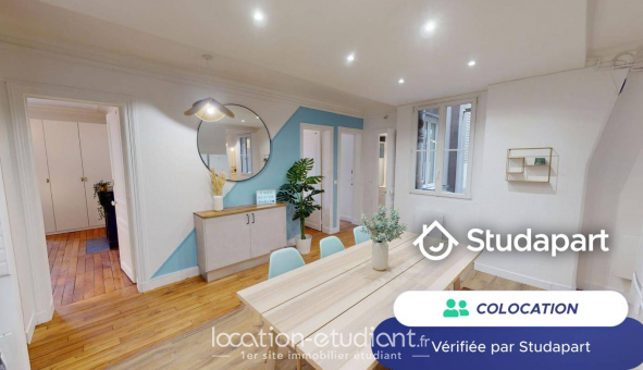 Colocation tudiante Studio à Paris 18me arrondissement (75018)