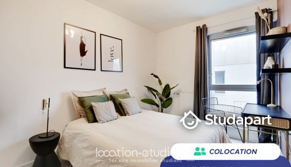 Colocation étudiante Studio à Paris 19ème arrondissement (75019)