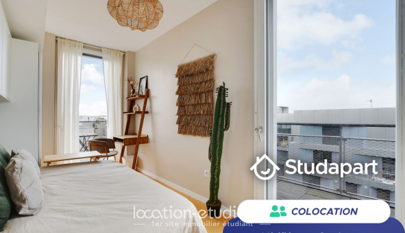 Colocation étudiante Studio à Paris 19ème arrondissement (75019)