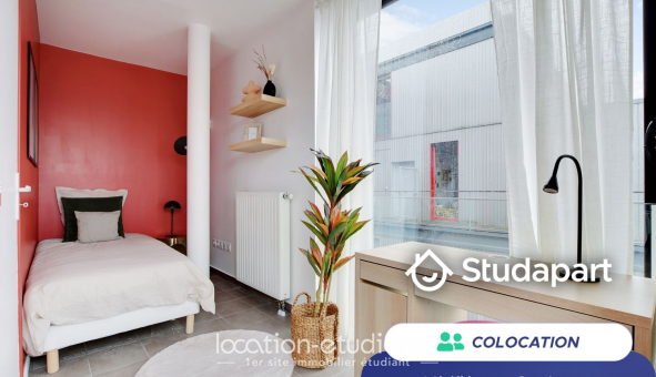Colocation étudiante Studio à Paris 19ème arrondissement (75019)