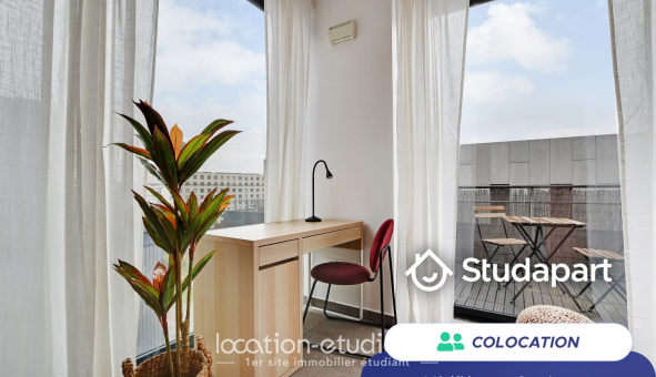 Colocation étudiante Studio à Paris 19ème arrondissement (75019)