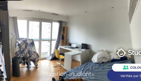 Colocation étudiante Studio à Paris 19ème arrondissement (75019)